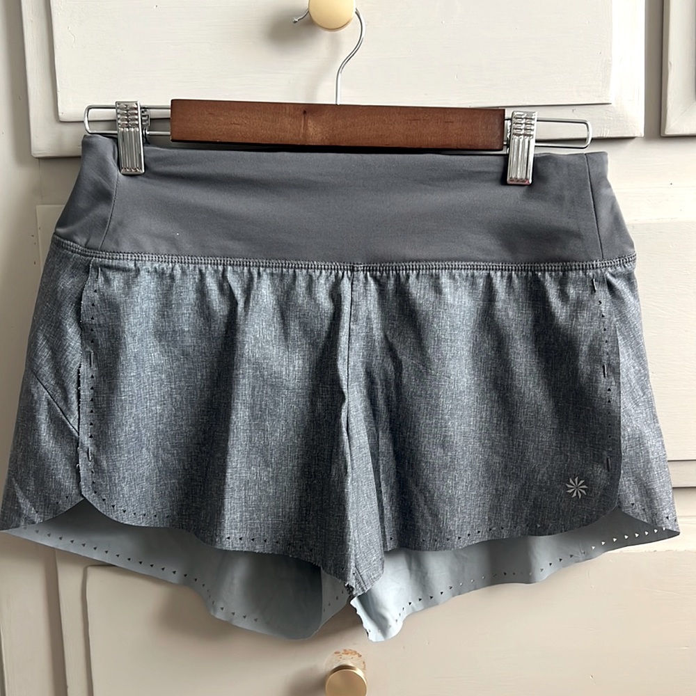 Athleta xs running shorts . Grey.